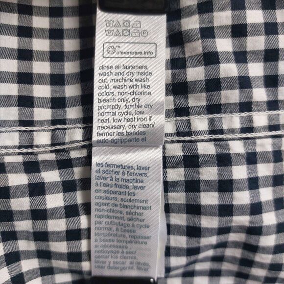 Tommy Hilfiger Shirt Mens Large Blue Gingham Button Down Classic Fit Long Sleeve - Picture 8 of 10